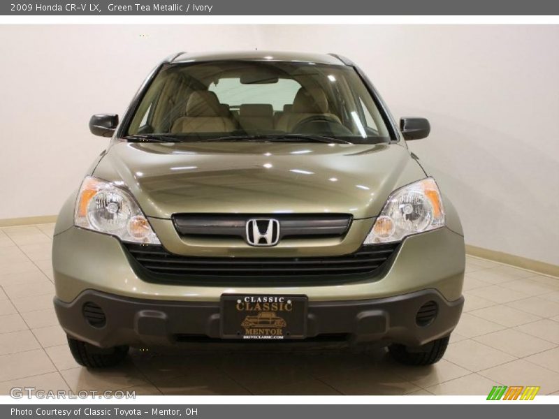 Green Tea Metallic / Ivory 2009 Honda CR-V LX