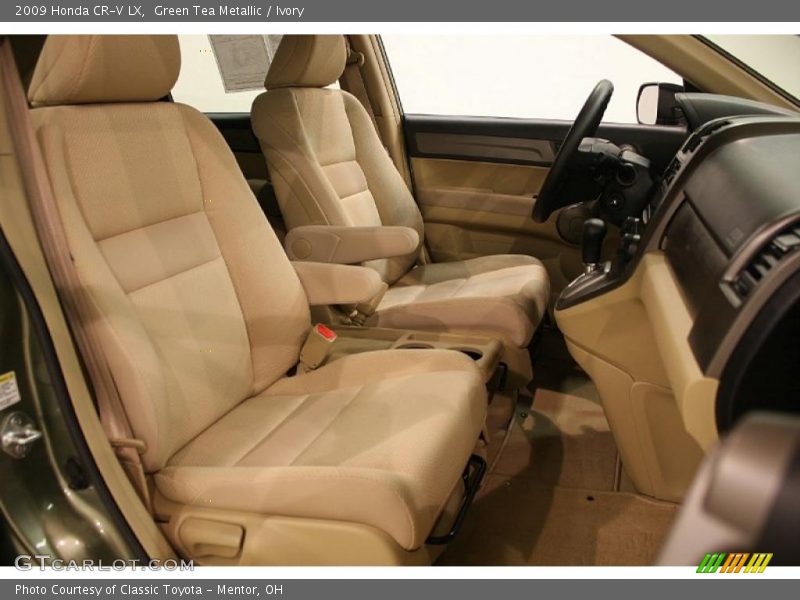 Green Tea Metallic / Ivory 2009 Honda CR-V LX