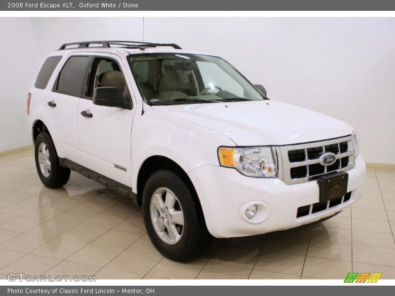Oxford White / Stone 2008 Ford Escape XLT
