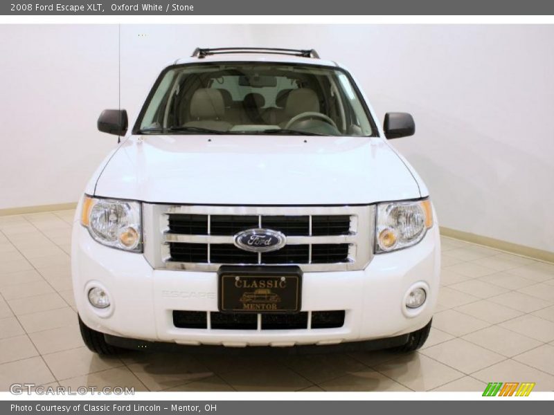 Oxford White / Stone 2008 Ford Escape XLT