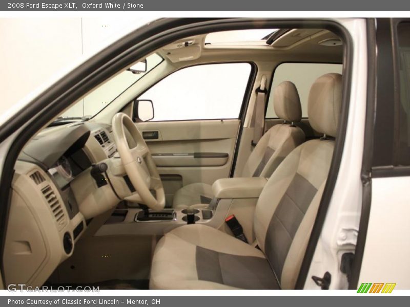 Oxford White / Stone 2008 Ford Escape XLT
