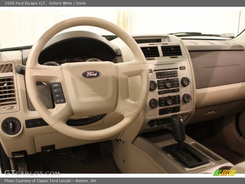 Oxford White / Stone 2008 Ford Escape XLT
