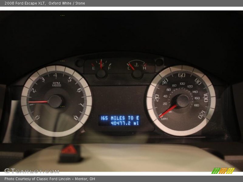 Oxford White / Stone 2008 Ford Escape XLT