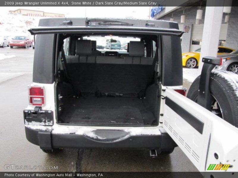 Stone White / Dark Slate Gray/Medium Slate Gray 2009 Jeep Wrangler Unlimited X 4x4