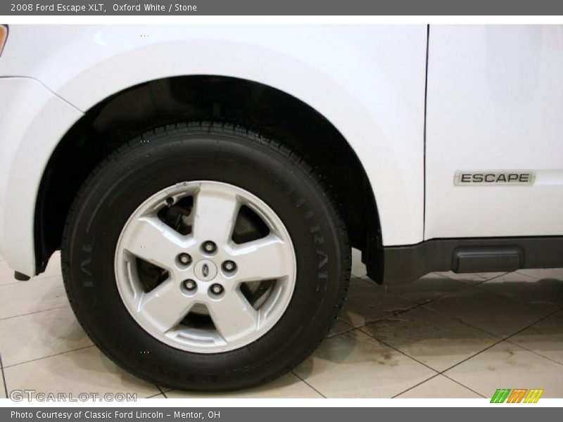 Oxford White / Stone 2008 Ford Escape XLT