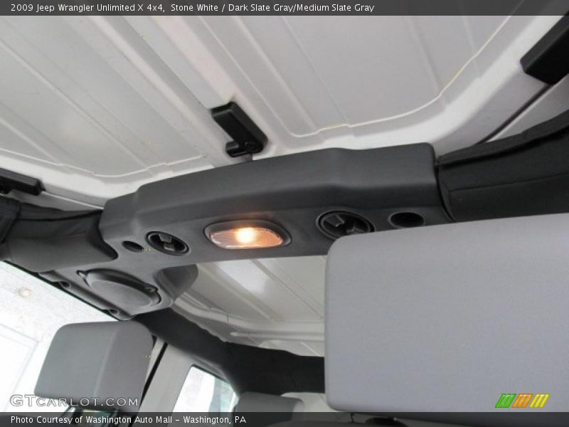 Stone White / Dark Slate Gray/Medium Slate Gray 2009 Jeep Wrangler Unlimited X 4x4