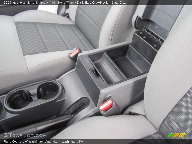Stone White / Dark Slate Gray/Medium Slate Gray 2009 Jeep Wrangler Unlimited X 4x4