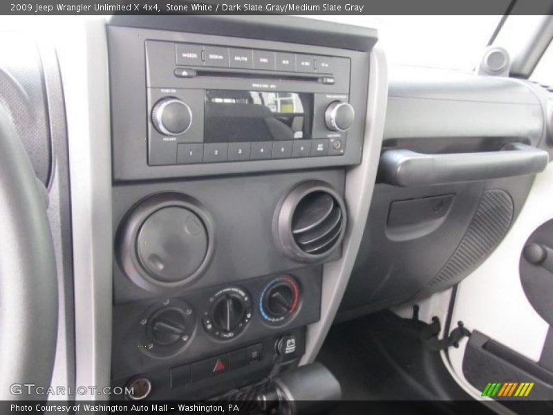 Stone White / Dark Slate Gray/Medium Slate Gray 2009 Jeep Wrangler Unlimited X 4x4