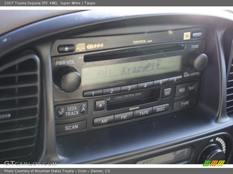 Super White / Taupe 2007 Toyota Sequoia SR5 4WD