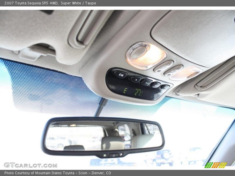 Super White / Taupe 2007 Toyota Sequoia SR5 4WD