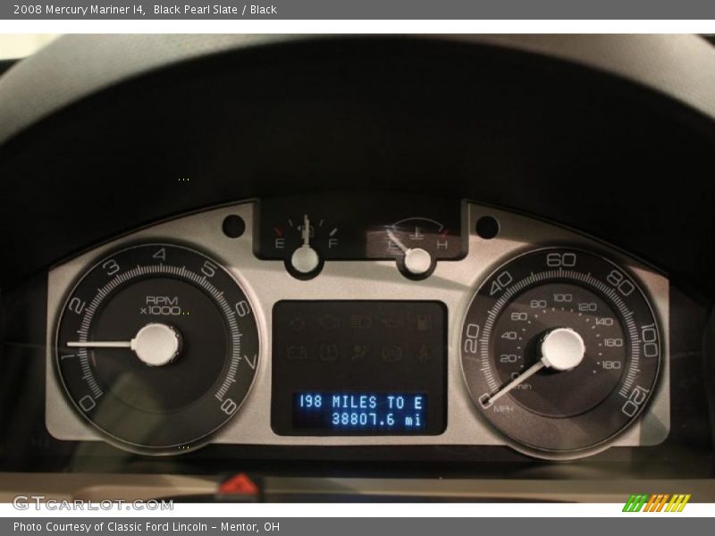 Black Pearl Slate / Black 2008 Mercury Mariner I4