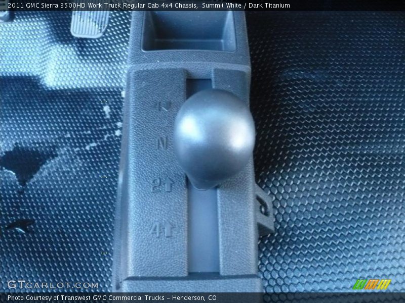 Controls of 2011 Sierra 3500HD Work Truck Regular Cab 4x4 Chassis