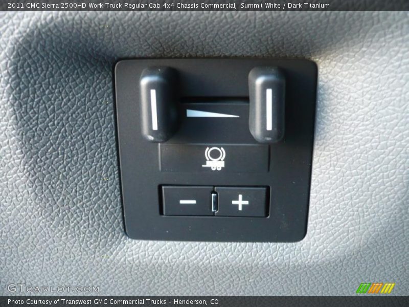 Summit White / Dark Titanium 2011 GMC Sierra 2500HD Work Truck Regular Cab 4x4 Chassis Commercial