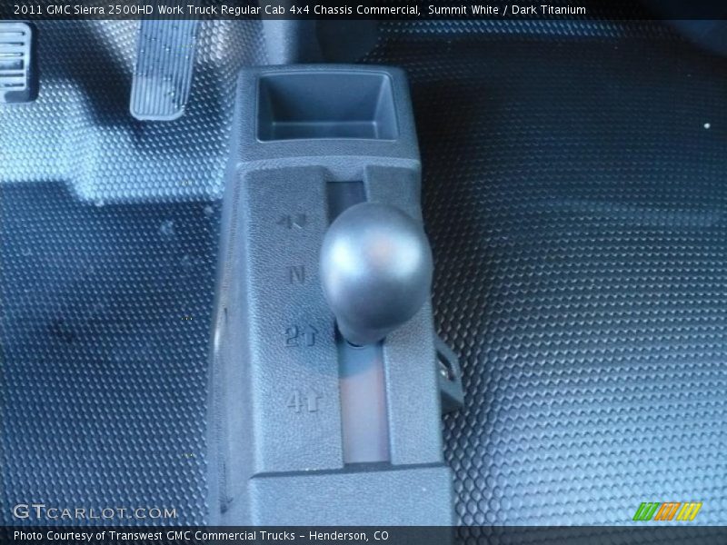 Summit White / Dark Titanium 2011 GMC Sierra 2500HD Work Truck Regular Cab 4x4 Chassis Commercial