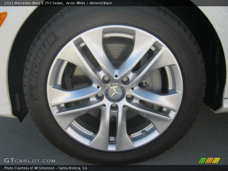 Arctic White / Almond/Black 2011 Mercedes-Benz E 350 Sedan