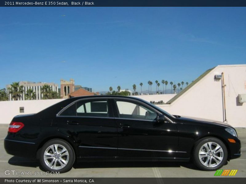 Black / Black 2011 Mercedes-Benz E 350 Sedan
