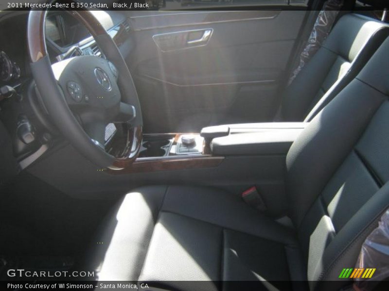 Black / Black 2011 Mercedes-Benz E 350 Sedan