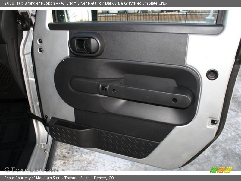 Bright Silver Metallic / Dark Slate Gray/Medium Slate Gray 2008 Jeep Wrangler Rubicon 4x4