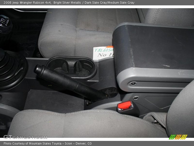 Bright Silver Metallic / Dark Slate Gray/Medium Slate Gray 2008 Jeep Wrangler Rubicon 4x4