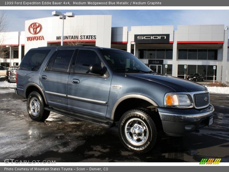 Medium Wedgewood Blue Metallic / Medium Graphite 1999 Ford Expedition Eddie Bauer 4x4