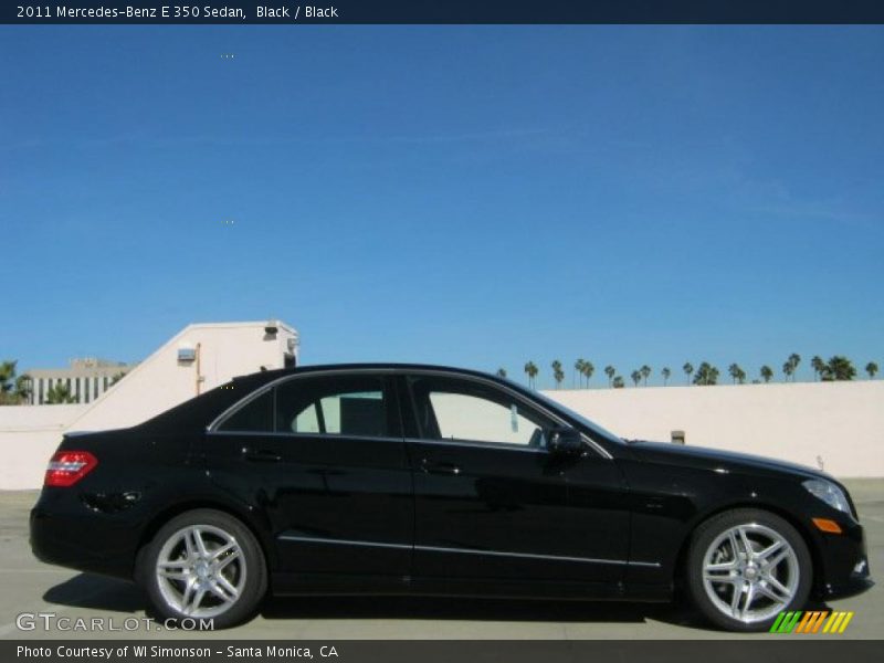Black / Black 2011 Mercedes-Benz E 350 Sedan