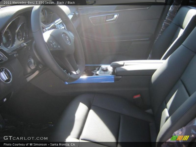 Black / Black 2011 Mercedes-Benz E 350 Sedan