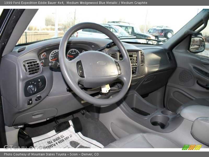 Medium Wedgewood Blue Metallic / Medium Graphite 1999 Ford Expedition Eddie Bauer 4x4