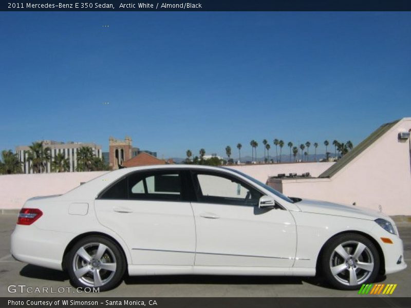 Arctic White / Almond/Black 2011 Mercedes-Benz E 350 Sedan