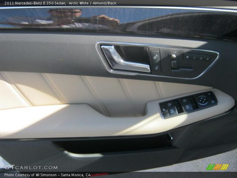 Arctic White / Almond/Black 2011 Mercedes-Benz E 350 Sedan