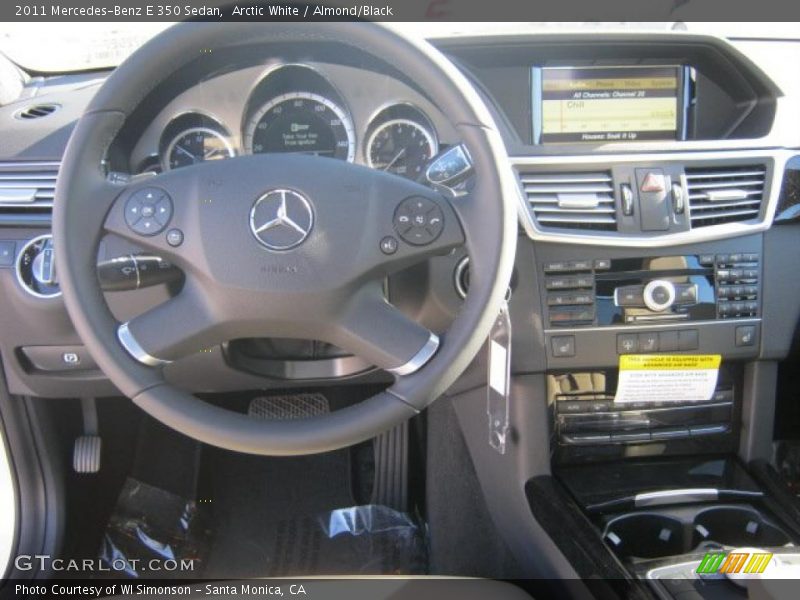 Arctic White / Almond/Black 2011 Mercedes-Benz E 350 Sedan