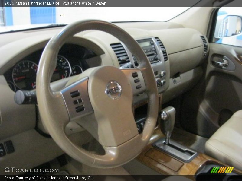 Avalanche White / Desert 2006 Nissan Pathfinder LE 4x4