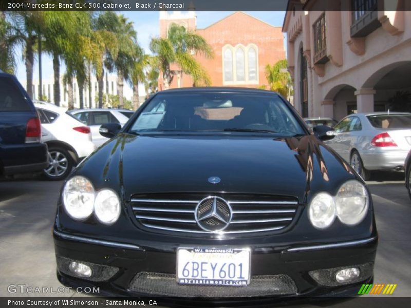 Black / Charcoal 2004 Mercedes-Benz CLK 500 Cabriolet