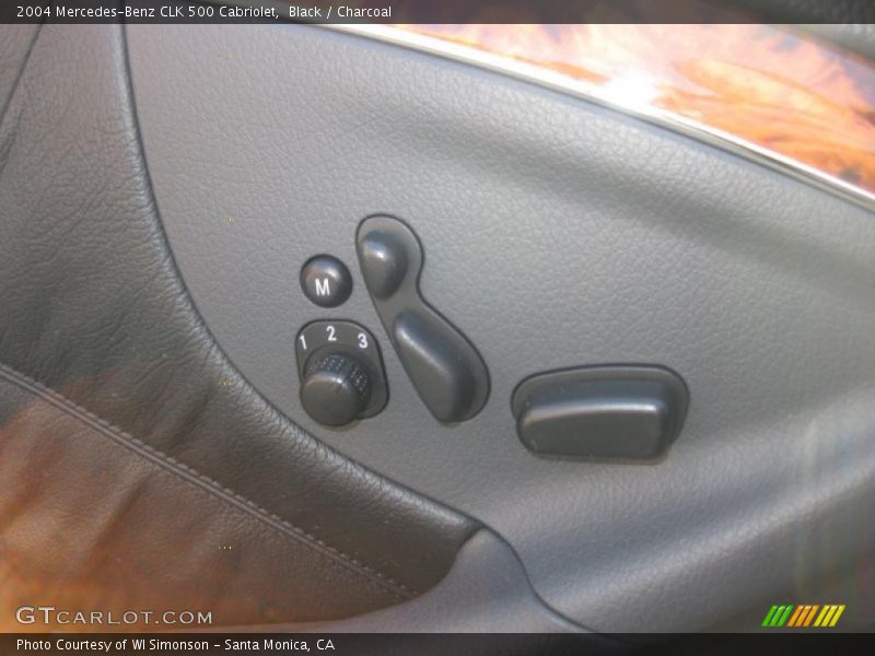 Controls of 2004 CLK 500 Cabriolet