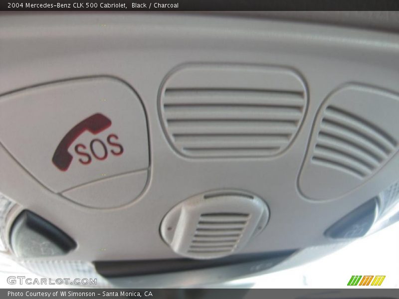 Black / Charcoal 2004 Mercedes-Benz CLK 500 Cabriolet
