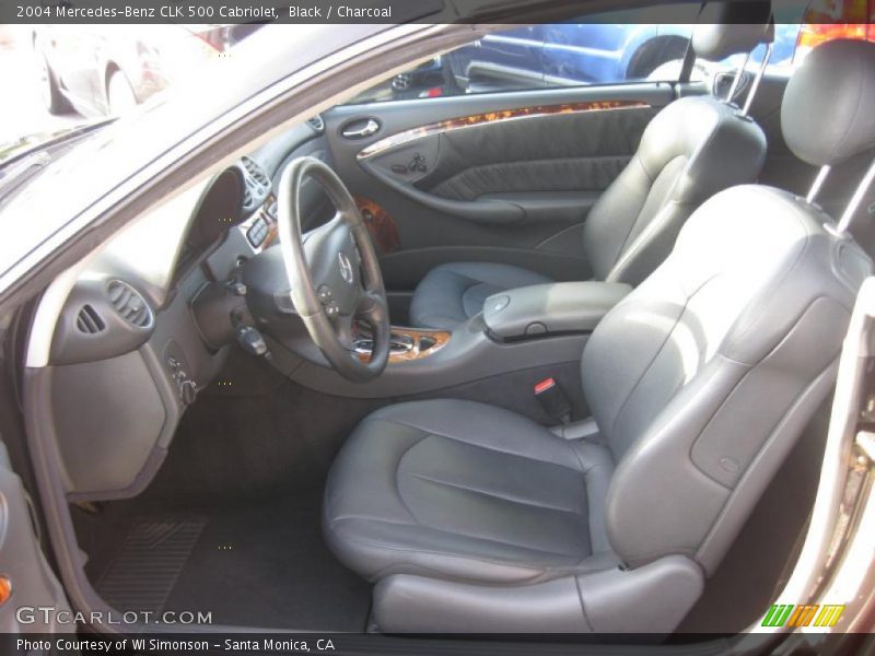  2004 CLK 500 Cabriolet Charcoal Interior