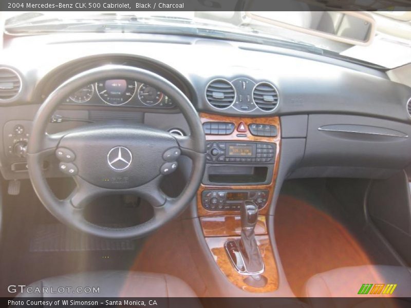 Black / Charcoal 2004 Mercedes-Benz CLK 500 Cabriolet
