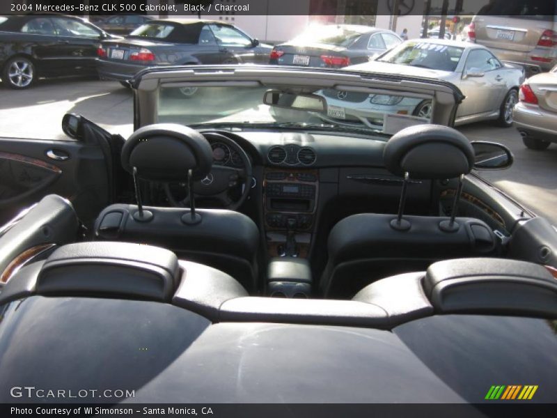 Black / Charcoal 2004 Mercedes-Benz CLK 500 Cabriolet