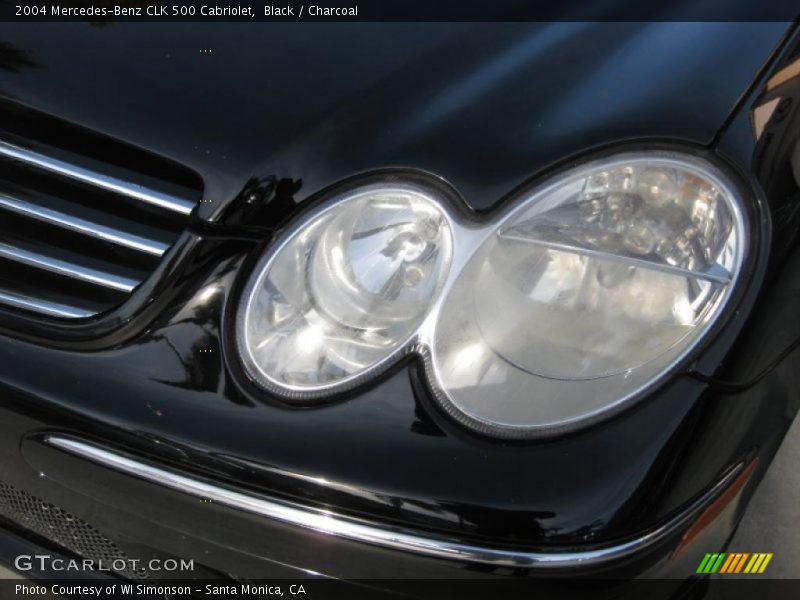 Black / Charcoal 2004 Mercedes-Benz CLK 500 Cabriolet