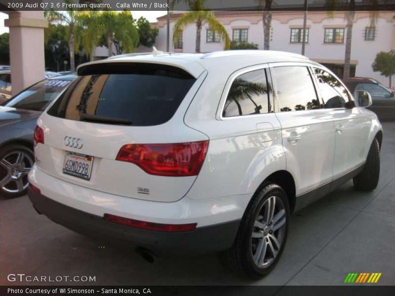Calla White / Black 2009 Audi Q7 3.6 Premium quattro