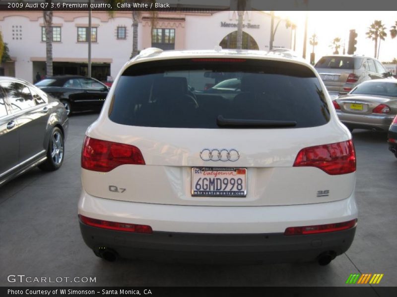 Calla White / Black 2009 Audi Q7 3.6 Premium quattro