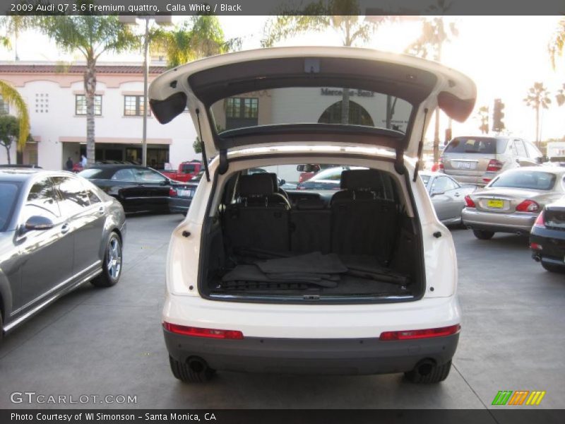 Calla White / Black 2009 Audi Q7 3.6 Premium quattro