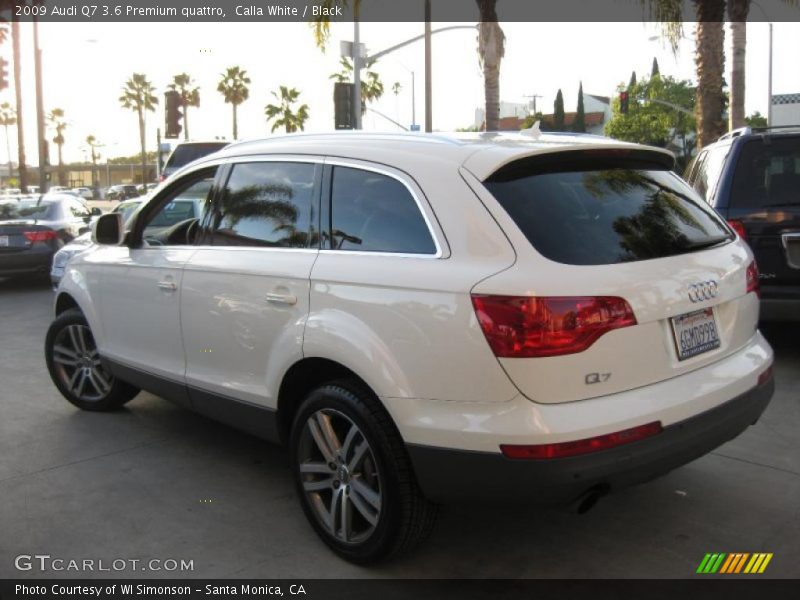 Calla White / Black 2009 Audi Q7 3.6 Premium quattro