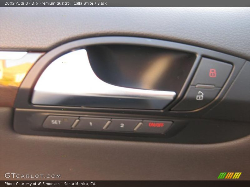 Calla White / Black 2009 Audi Q7 3.6 Premium quattro