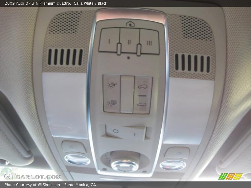 Calla White / Black 2009 Audi Q7 3.6 Premium quattro