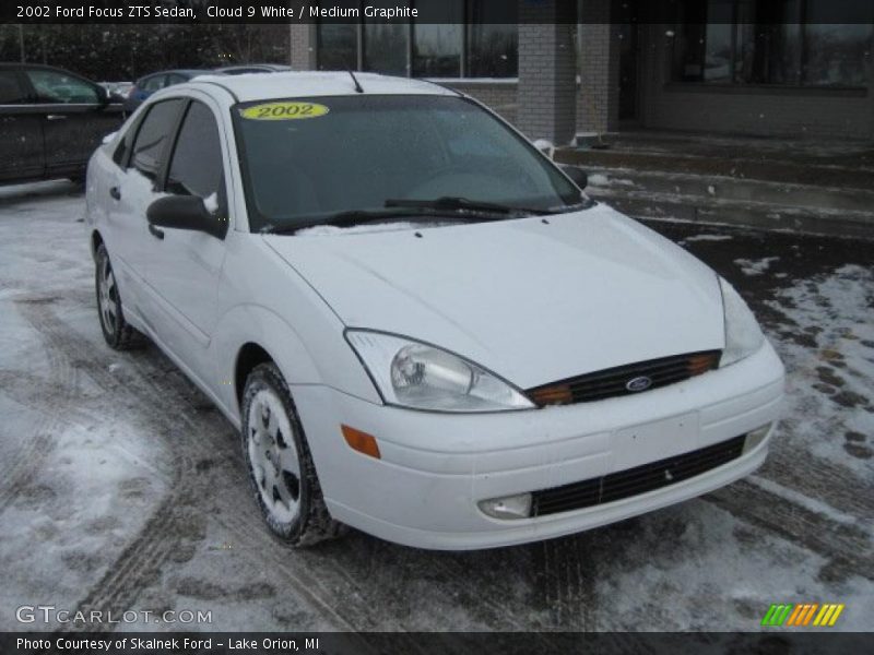 Cloud 9 White / Medium Graphite 2002 Ford Focus ZTS Sedan
