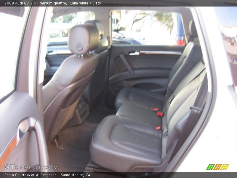 Calla White / Black 2009 Audi Q7 3.6 Premium quattro