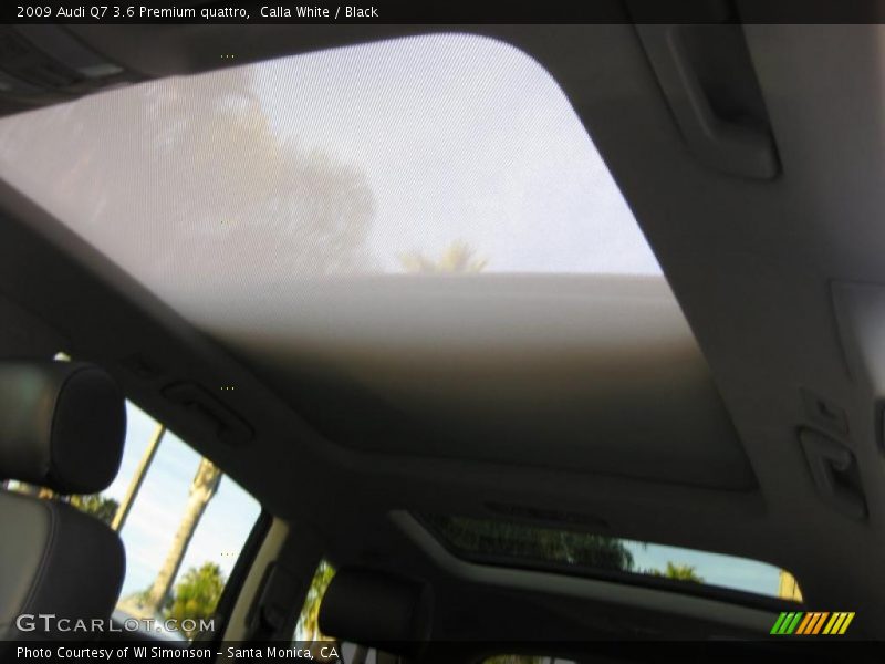 Calla White / Black 2009 Audi Q7 3.6 Premium quattro