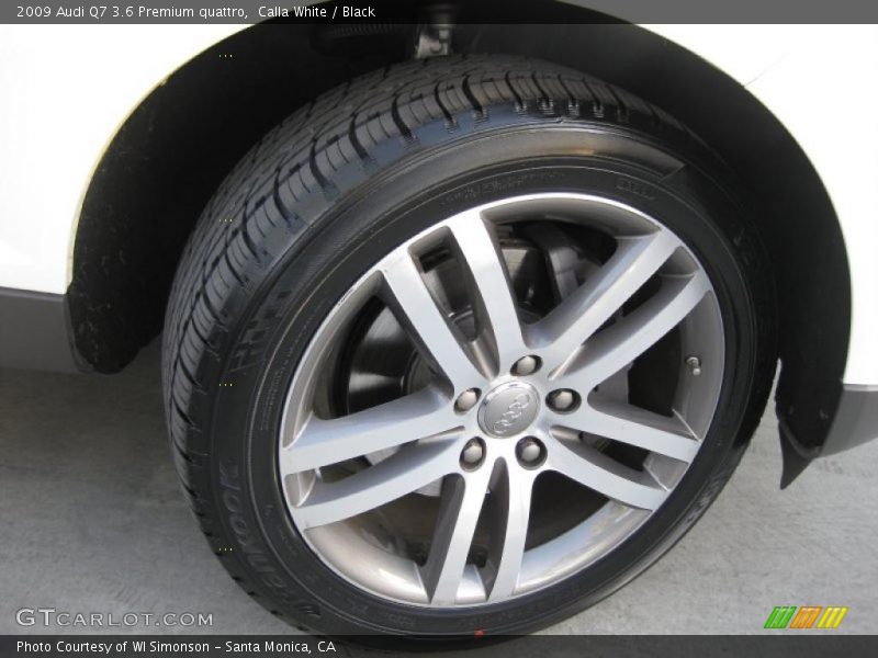 Calla White / Black 2009 Audi Q7 3.6 Premium quattro