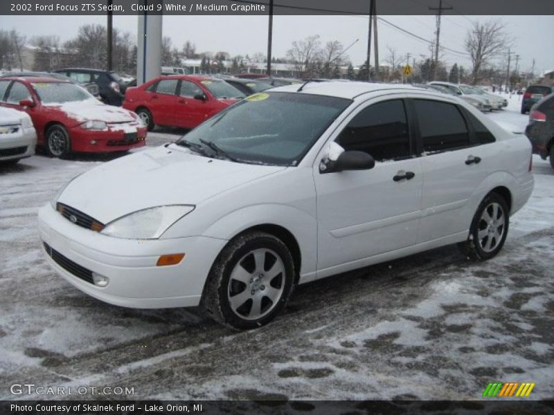 Cloud 9 White / Medium Graphite 2002 Ford Focus ZTS Sedan