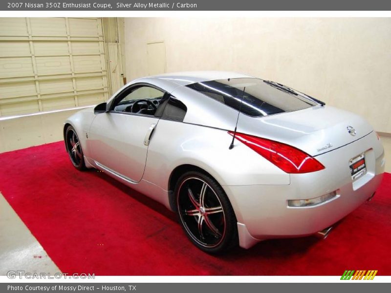 Silver Alloy Metallic / Carbon 2007 Nissan 350Z Enthusiast Coupe